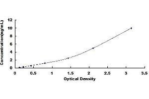 Typical standard curve (PRNP ELISA 试剂盒)