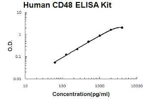 Human CD48 PicoKine ELISA Kit standard curve (CD48 ELISA 试剂盒)