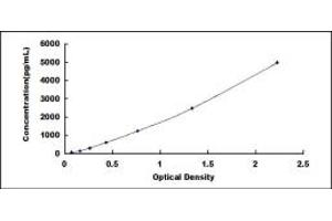 Typical standard curve (ABCA13 ELISA 试剂盒)