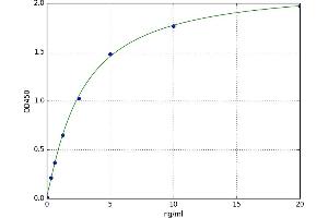 A typical standard curve (FSHR ELISA 试剂盒)