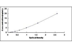 Typical standard curve (PTH2R ELISA 试剂盒)