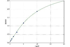 A typical standard curve