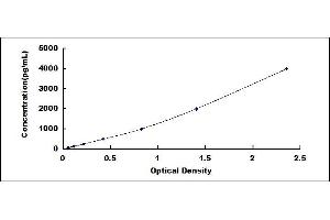 Typical standard curve (IGFBP2 ELISA 试剂盒)