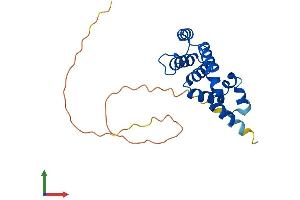 AlphaFold protein structure predicition of Mouse Recombinant Rgs17 Protein, UniprotID Q9QZB0