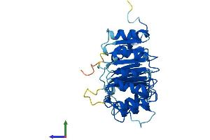AlphaFold protein structure predicition of Mouse Recombinant Fbxl12 Protein, UniprotID Q9EPX5