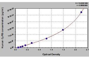 Typical standard curve (PPIB ELISA 试剂盒)