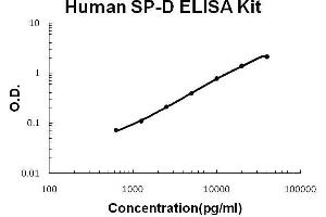 Human SP-D PicoKine ELISA Kit standard curve (SFTPD ELISA 试剂盒)