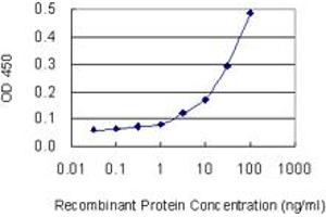 ELISA image for anti-Solute Carrier Family 4, Sodium Bicarbonate Cotransporter, Member 8 (SLC4A8) (AA 187-286) antibody (ABIN564099)