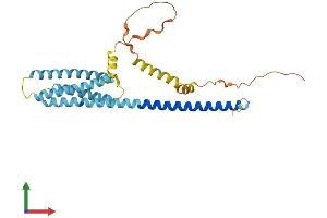 AlphaFold protein structure predicition of Human Recombinant HVCN1 Protein, UniprotID Q96D96