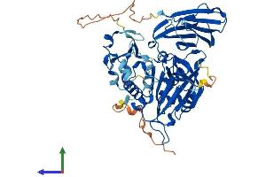Protein Structure (PS) image for Cytochrome B5 Reductase 4 (CYB5R4) (AA 1-528) protein (His tag) (ABIN7557057)