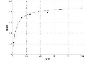 A typical standard curve