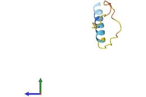AlphaFold protein structure predicition of Human Recombinant PRCD Protein, UniprotID Q00LT1