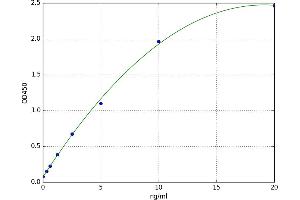 A typical standard curve