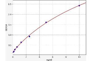 Typical standard curve (PLA2G1B ELISA 试剂盒)