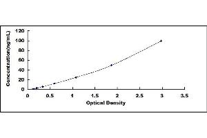 Typical standard curve (UGT1A1 ELISA 试剂盒)