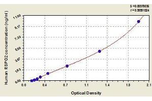 Typical standard curve (RSPO2 ELISA 试剂盒)