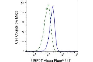 Validation of UBE2T knockdown using flow cytometry. (Recombinant Ube2t 抗体)