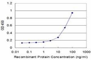 Detection limit for recombinant GST tagged RPS3 is approximately 3ng/ml as a capture antibody. (RPS3 抗体  (AA 144-243))