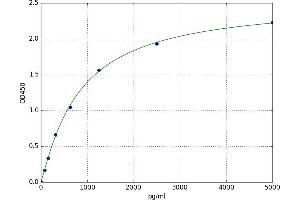 A typical standard curve