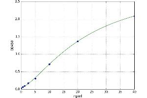 A typical standard curve (CYP3A2 ELISA 试剂盒)