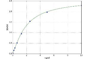 A typical standard curve (COL2A1 ELISA 试剂盒)