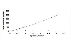 Typical standard curve (HSP70 ELISA 试剂盒)