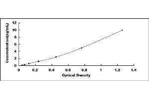 Typical standard curve (PPM1D ELISA 试剂盒)