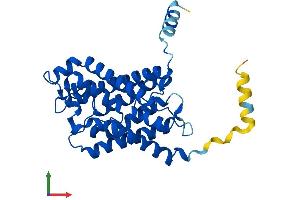 Protein Structure (PS) image for Aquaporin 3 (Gill Blood Group) (AQP3) (AA 1-292) protein (His tag) (ABIN7559698)