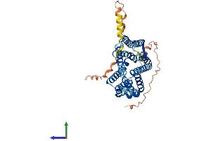 Protein Structure (PS) image for Solute Carrier Family 35, Member F1 (SLC35F1) (AA 1-408) protein (His tag) (ABIN7545900)