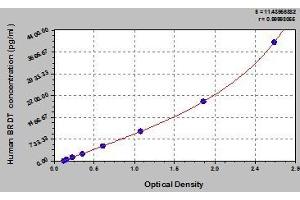 Typical standard curve (BRDT ELISA 试剂盒)