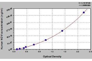 Typical standard curve (NOV ELISA 试剂盒)