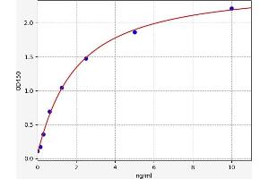 Typical standard curve (Cofilin ELISA 试剂盒)