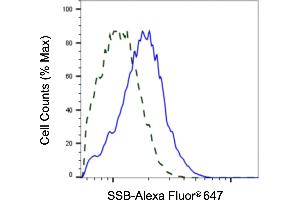 Validation of SSB knockdown using flow cytometry. (SSB 抗体)