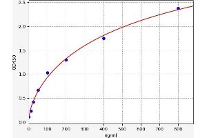 Typical standard curve (C8A ELISA 试剂盒)