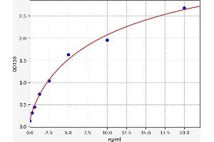 Typical standard curve (IFNGR2 ELISA 试剂盒)