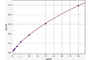 Typical standard curve (O3FAR1 ELISA 试剂盒)
