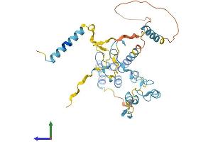 AlphaFold protein structure predicition of Human Recombinant GPANK1 Protein, UniprotID O95872
