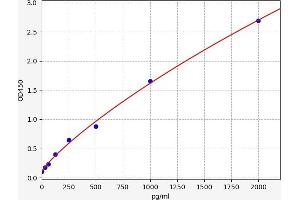Typical standard curve