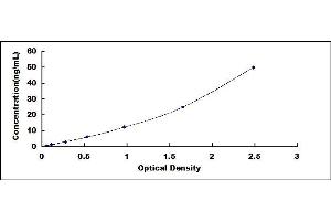 Typical standard curve (LALBA ELISA 试剂盒)