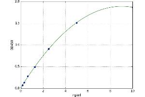 A typical standard curve (CXCL12 ELISA 试剂盒)