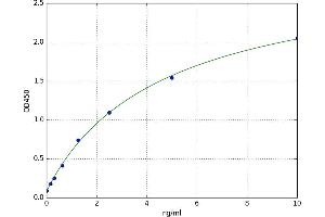A typical standard curve (ATG12 ELISA 试剂盒)
