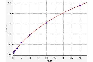 Typical standard curve (CYP17A1 ELISA 试剂盒)