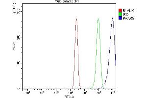 Flow Cytometry analysis of A431 cells using anti-PPAR Gamma/PPARG antibody (ABIN7602078).