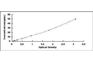 Typical standard curve (NPC2 ELISA 试剂盒)