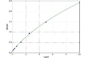 A typical standard curve