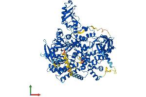 AlphaFold protein structure predicition of Mouse Recombinant Pik3ca Protein, UniprotID P42337