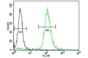 Flow Cytometry (FACS) image for anti-Neurotrophic Tyrosine Kinase, Receptor, Type 1 (NTRK1) antibody (ABIN3031990)