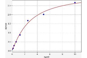 Typical standard curve (CYP7B1 ELISA 试剂盒)