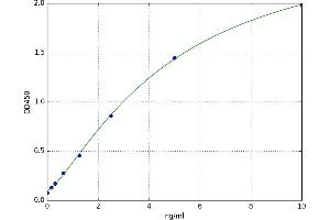 A typical standard curve