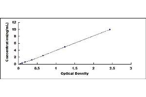 Typical standard curve (P4HA2 ELISA 试剂盒)